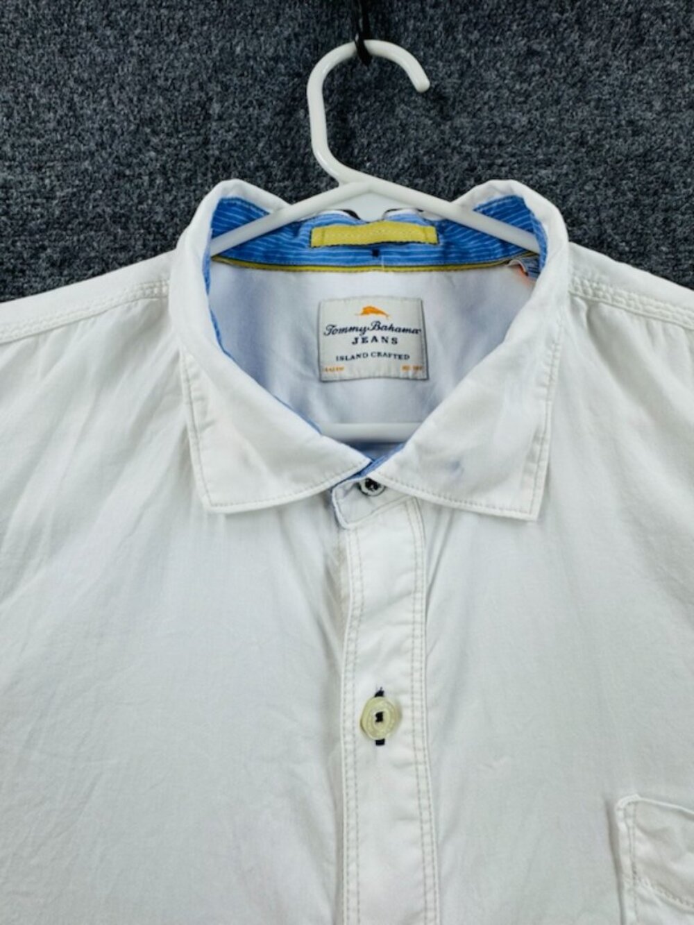Tommy Bahama 2XL Mens White Island Crafted Button-Down Lyocell Cotton Solid